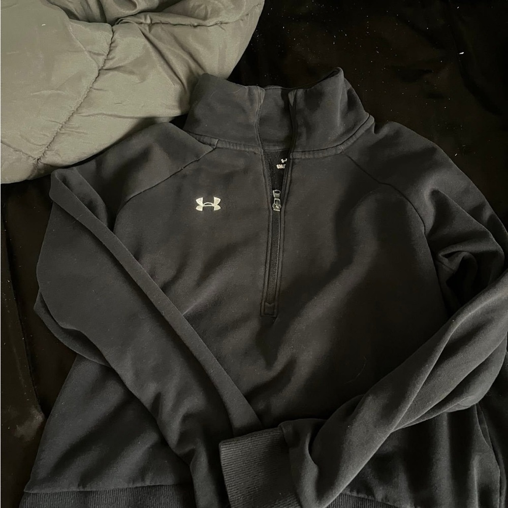 Under Armour Men's Zip-Up Black Sweater